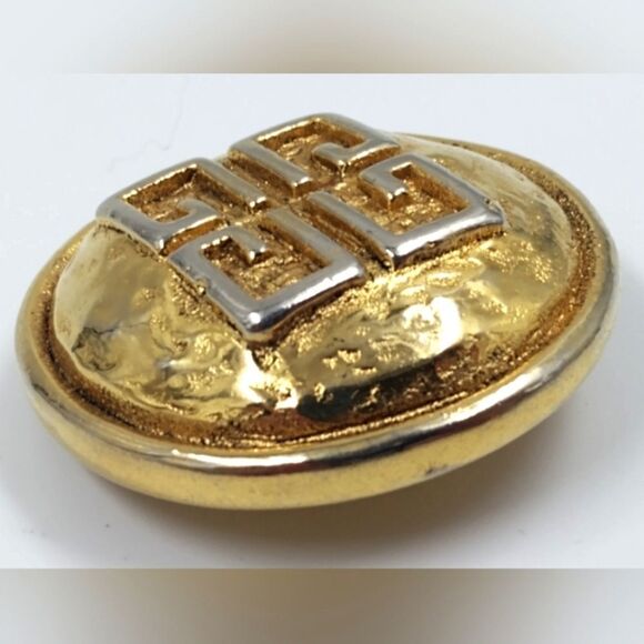Givenchy France Gold Logo GG Brooch Jewelry Coming soon - Picture 5 of 11